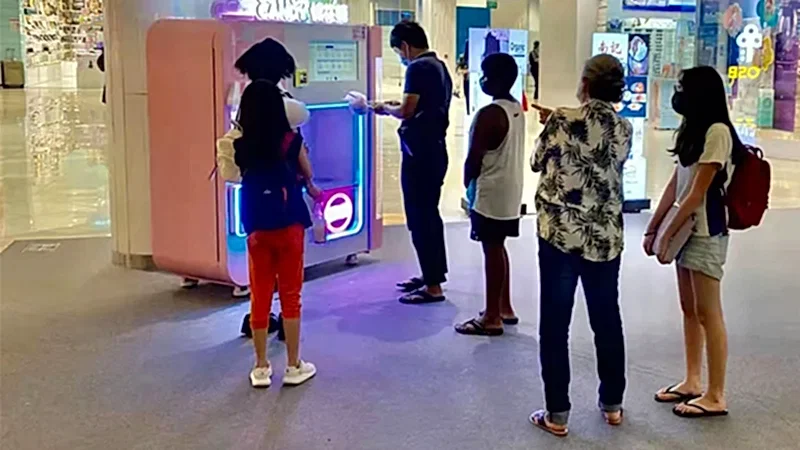 Interactive Vending Machine, Etkileşimli Otomat Kirala - Özel Tasarım Örneği 2